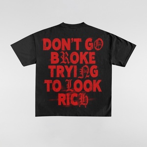 Camisetas Deportivas de Moda con Diseño Personalizado al por Mayor, 100% Algodón, Cuello Redondo, Corte Holgado para Hombre - Product Image 3