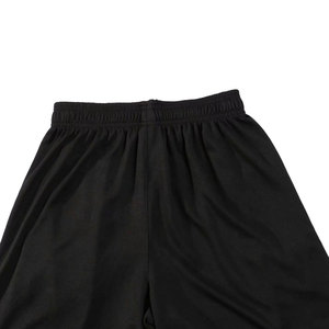 Ensemble de maillot de football unisexe blanc à col en V et manches courtes, short noir, respirant, anti-transpiration, coupe classique, 100 % polyester - Product Image 4