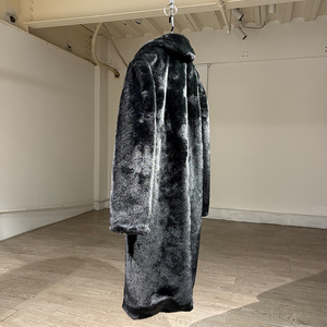<b>Men's</b> Winter <b>Long</b> Fur Overcoat-Luxury Warm Eco-Friendly Fur Coat for <b>Men</b> in Cold Weather - Product Image 1