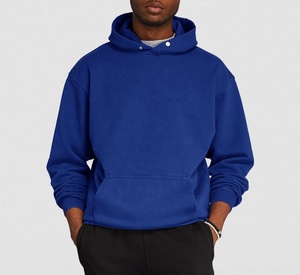 เสื้อฮู้ดดี้ผ้าฝ้ายแท้ 100% แบบสั่งทำพิเศษ ทรงโอเวอร์ไซส์ ระบายอากาศได้ดี คุณภาพสูง แห้งเร็ว สไตล์สตรีทแวร์ พิมพ์ลาย สำหรับฤดูหนาว ผ้าฟลีซสำหรับผู้ชาย - Product Image 2