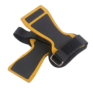Poignées de gymnastique en cuir de vachette pour soutien des poignets, unisexe, pour musculation, tractions et exercices de gymnastique - Product Image 2