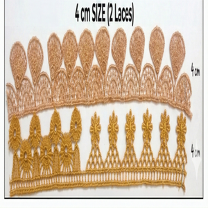 Dentelle Guipure Brodé Colorée Écologique 40mm en Tissu 100% Polyester pour Vêtements, Chaussures et Sacs DIY - Fournisseur en Gros - Product Image 1