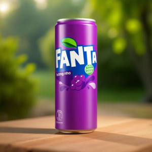 Paquete de 24 Latas de 320 ml de Refresco Carbonatado Fanta Sabor Uva - Product Image 3