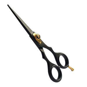 Ciseaux de coiffure professionnels à lame affûtée en acier inoxydable, manche long, 28 dents, ciseaux à effiler pour droitiers, OEM - Product Image 3