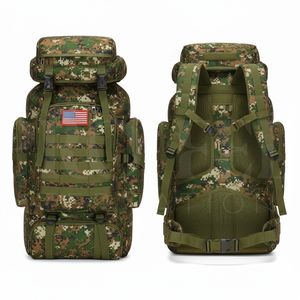 Sac à dos de camouflage personnalisé en gros, imprimé, pour l'extérieur, étanche, grande capacité, avec système MOLLE, idéal pour l'entraînement et les voyages - Product Image 5