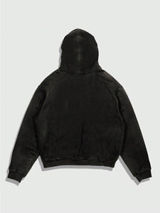 Mens premium oversized hoodie casual gym wear streetwear heavy <b>fabric</b> pullover hoodie winter Cheap Price OEM Custom Design - Product Image 3