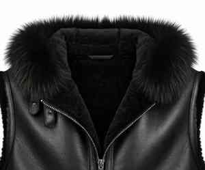 Gilet en cuir de vachette imperméable sur mesure Boomletcorp pour homme, avec fermeture éclair, grande taille, en toile, style streetwear - Product Image 6