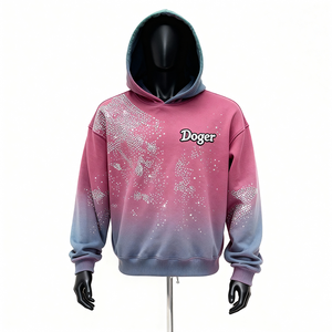 Sudadera con Capucha Extra Grande Personalizable para Hombre, de Doble Capa, de Forro Polar de Poliéster/Algodón, Ligera, Transpirable y Ecológica de Alta Calidad - Product Image 1