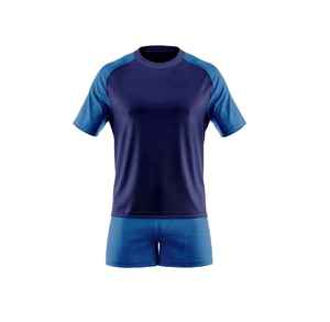 Maillot de rugby pour homme, manches courtes, col rond, imprimé par transfert thermique, évacuation de l'humidité, taille régulière et plus, 100 % polyester, adulte - Product Image 1