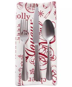 Tovagliolo Vintage con stampa natalizia, Set di 6 | Importazioni di Design - Product Image 4