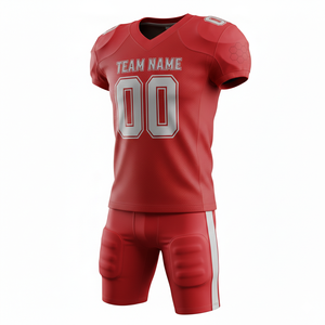 Uniforme de Fútbol Americano Sublimado Personalizado de Primera Calidad, Transpirable, Conjunto Completo, Jersey y Pantalones Personalizados para Equipo, Alto Rendimiento - Product Image 6