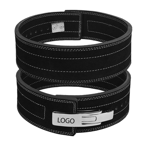 Custom Made 13mm Heavy Duty Leather Gym Lever Belt Strong for <b>Weight</b> Lifting <b>Training</b> Plus Size with Custom Logo - Product Image 3