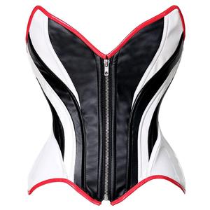 คอร์เซ็ตของผู้หญิงวินเทจชุดกระชับสัดส่วนเซ็กซี่แบบโอเวอร์บัสเทจคอร์เซ็ทผ้าบอร์เคดระบายอากาศทันสมัยสำหรับขนาดใหญ่พิเศษ - Product Image 1