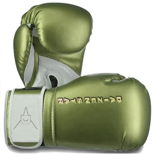 Guantes de Boxeo Daizen de Cuero con Cordones, Color Marrón Oscuro, Correa de Muñeca Ajustable, Equipo de Entrenamiento para Adultos, Empaque Personalizable con Impresión en Lámina - Product Image 6