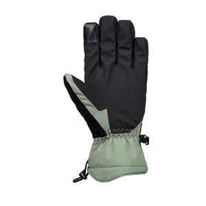 Guantes de Esquí Unisex de Dedo Completo, Impermeables, de Poliéster, con Aislamiento Térmico, para Actividades al Aire Libre en Invierno, Verde y Negro - Product Image 6