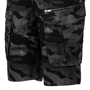 Shorts cargo en toile pour homme, personnalisables OEM, qualité supérieure, athlétiques, avec grandes poches, motif uni, vêtements décontractés pour l'entraînement, impression numérique - Product Image 4