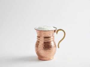 Mug en cuivre pur martelé de qualité supérieure, pour cocktail Moscow Mule, bière, avec couvercle décoratif, articles de bar, vente en gros, fournitures pour restaurants et hôtels - Product Image 6