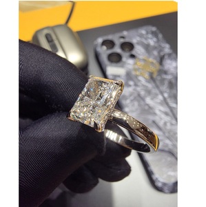 Elegante Anillo de Diamantes de Platino, Joyería Premium para Bodas, Fiestas, Compromisos y Regalos - Product Image 5