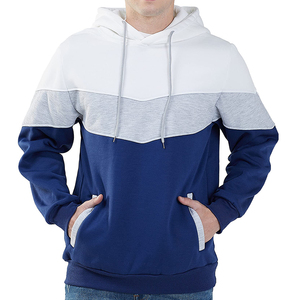 Clush Sports Zipper-Up Hoodie 100% Cotton Fleece Heavyweight Solid Breathable Eco-Friendly <b>Waterproof</b> Windproof Quick Dry Men's - Product Image 3