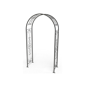 Arche de jardin en fer forgé de qualité supérieure avec des éléments décoratifs raffinés fabriqués par des artisans - Product Image 5