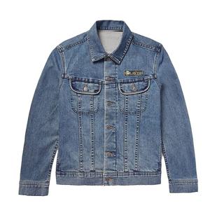 Veste en jean personnalisée pour homme, mode streetwear, fabricant OEM ODM, broderie de logo personnalisée, impression, fournisseur direct d'usine - Product Image 1