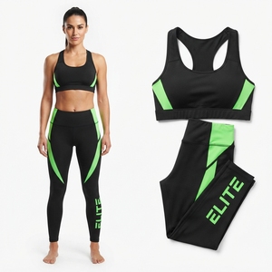 Conjunto de Top de Compresión de Manga Larga y Pantalones Cortos para Mujer, Transpirable, para Entrenamiento de MMA, Negro, con Estampado Personalizado - Product Image 6