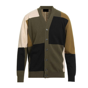 เสื้อคาร์ดิแกนผู้ชายขายดี ดีไซน์ยอดเยี่ยม รับผลิตตามแบบ OEM วัสดุทำจากขนสัตว์แท้ 100% สไตล์ล่าสุด - Product Image 1