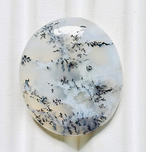 Opale Dendritique Cabochon en Agate Dendritique, Pierre Semi-Précieuse pour la Fabrication de Bijoux, Opale Dendritique Cabochon Libre - Product Image 3