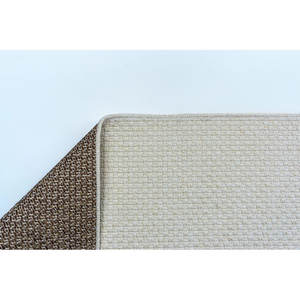 Alfombra de mimbre rústica con corte de sisal y base antideslizante, lavable a máquina - Product Image 3