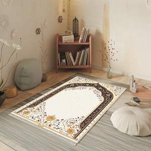 Alfombra de Oración Islámica, Tapete de Oración Musulmán, Alfombra Islámica Premium, Alfombra de Oración Lavable - Product Image 2