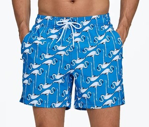 Custom <b>Men</b> Beach <b>Trunk</b> Shorts Quick Dry Swim <b>Trunks</b> with Sublimation Printing 4 Way Stretch Board Shorts Summer OEM ODM - Product Image 1