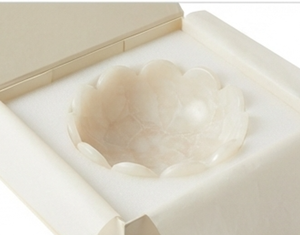 Cuenco Decorativo de Mármol Crema, Centro de Mesa de Piedra Natural Hecho a Mano, Elegante Adorno para Decoración del Hogar, Cocina y Sala de Estar - Product Image 4