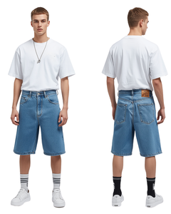 Pantalones Cortos de Mezclilla Holgados para Hombre de Alta Calidad 2026, Nueva Moda Urbana - Product Image 4