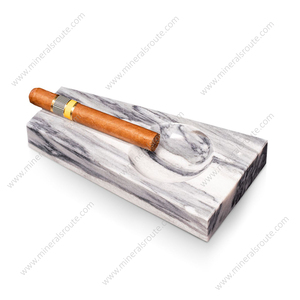 Great Quality And Reasonable Price Gray Marble Trapezoid-Cigar <b>Ashtray</b> Luxury Design Ash Tray With High Quality Material - Product Image 5