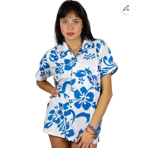 Camisa elegante para mujer, blusa chic de manga corta para fiesta, talla grande, holgada, cómoda y con estilo a bajo precio. - Product Image 3