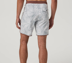 Short de bain pour homme à séchage rapide et écologique avec taille ajustable, motif floral tendance, en polyester/spandex coloré - Product Image 3