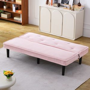 Divano Letto in Velluto a Coste da 66 Pollici, Arredamento Versatile per Soggiorno o Camera da Letto, Trasformabile in Due Stili - Product Image 4