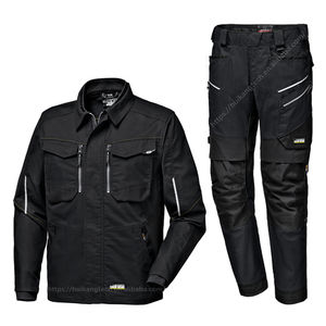 Pantalones de Trabajo Personalizados de Fábrica, Pantalones de Seguridad Resistentes con Inserciones Reflectantes, Pantalones Cargo para Hombre, Pantalones de Lona Elástica con Rodillas Reforzadas - Product Image 6