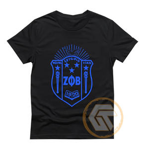 Camiseta de Algodón Personalizada al por Mayor con Bordado de Zeta Phi Beta, Ropa de Sororidad de Alta Calidad para Mujer, Estampado de Verano para Fraternidad - Product Image 6