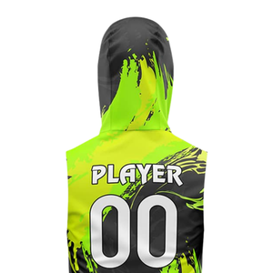 Camiseta de Fútbol 7v7 para Niños, sin Mangas, con Capucha, Diseño Sublimado con Efecto de Pincel, Camisetas Personalizadas para Equipos, Nombre y Número Impresos - Product Image 4