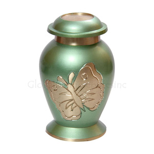 Urna Funeraria de Latón Hecha a Mano de Primera Calidad, Urna Conmemorativa de Estilo Vintage para Guardar Cenizas Humanas - Product Image 3