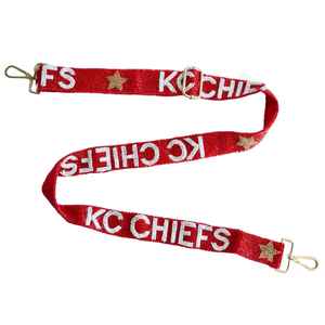 Ceintures brodées en coton faites à la main avec perles, sangles de sac pour le jour du match, Red Raiders Gators, couleur personnalisée - Product Image 3