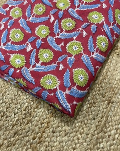 Nueva Tela de Algodón Suave con Estampado a Mano Indio para Ropa de Verano y Bolsos, Tela de Estilo Africano para Confección de Vestidos por Metro - Product Image 5