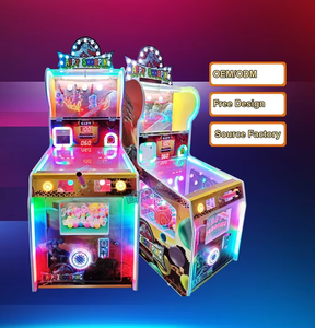 เครื่องเกมแลกตั๋วแฮปปี้สกูปปิ้งสำหรับผู้เล่น 1 คน |   ตู้เกมหยอดเหรียญแบบหมุนได้ 150W 110V/220V พร้อมของรางวัล - Product Image 5