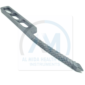 เครื่องมือผ่าตัดกระดูกแบบใช้มือ Al Mida Healthcare Orthopedic Bone File Rasp ระดับ Class II ได้รับการรับรองมาตรฐาน CE ISO13485 รับประกันตลอดอายุการใช้งาน - Product Image 1