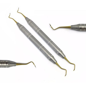 Raspadores Dentales Manuales de Acero Inoxidable para una Eliminación Eficiente del Sarro y Tratamiento Clínico de Salud Bucal, Raspadores Dentales Premium - Product Image 1