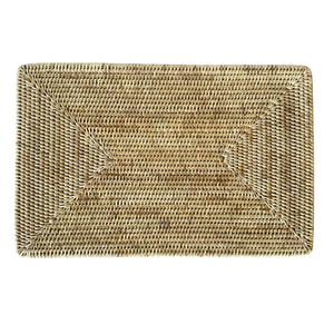 Mother's Day Rattan Placemat Hand-Woven Round Table <b>Mat</b> for Special Dinner Decor Elegant Natural Fiber <b>Plate</b> - Product Image 1