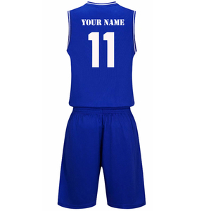 Basketball Uniform Mesh Panel Sportswear Breathable Set Basketball Uniform Lightweight Match Day Jersey Shorts - Product Image 3