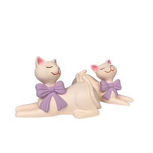M&L High Capacity Anime Theme Cats Statue Figurine Art Handmade Hand-painted Home Decoration Factory Direct Wholesale <b>Resin</b> - Product Image 5
