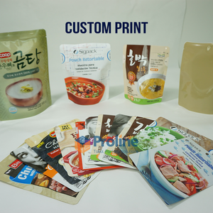 Custom Printed Disposable Bacteria Resisting <b>Laminated</b> Aluminum Foil Heat Seal Bag Reheat Boilable Microwavable Retort <b>Pouch</b> - Product Image 4